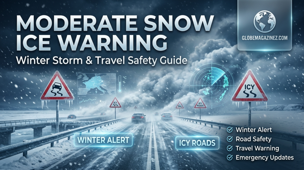 Moderate Snow Ice Warning